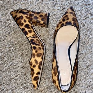 Marc Fisher Animal Print Calf Hair Leopard Pumps
